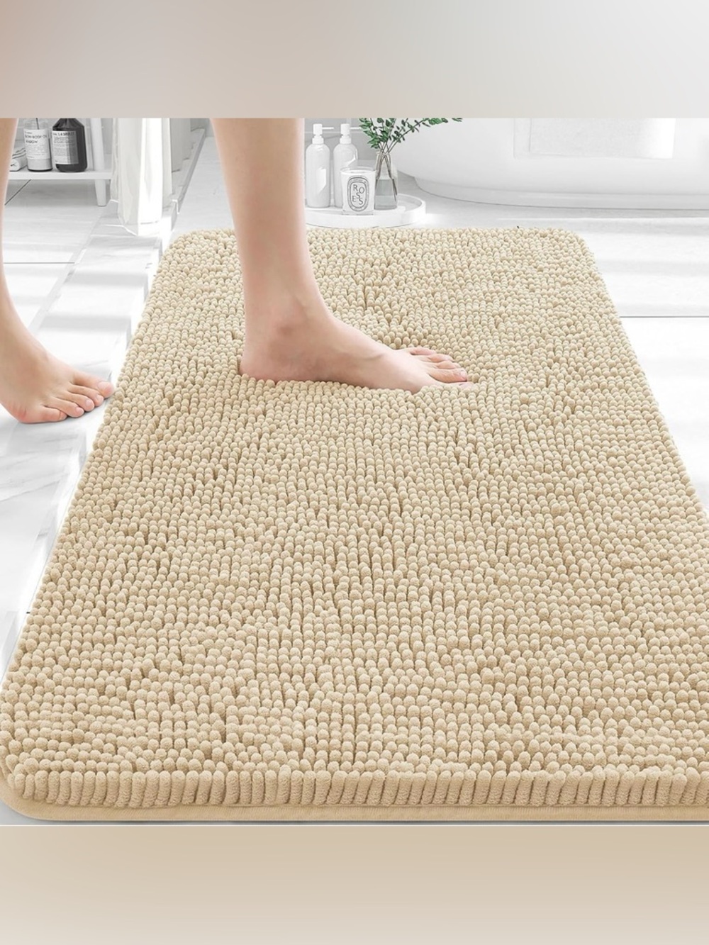 OLANLY Bathroom Rugs 30x20